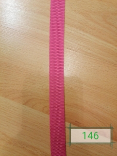 Nosný popruh 20mm/1,3mm - 146 tmavoružový