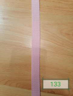 Nosný popruh 20mm/1,3mm - 133 svetloružový