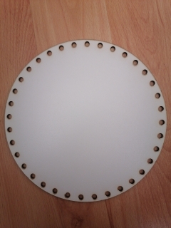 Sololitové dno kruh biely- 20cm