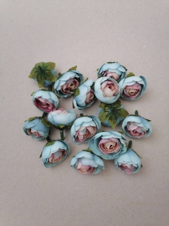 Ranunkulus 3,5 cm - tyrkysový 