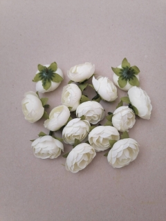 Ranunkulus 3,5 cm - biely 