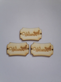 Tabuľka dekoračná Welcome1 5x3cm