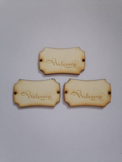 Tabuľka dekoračná Welcome2 5x3cm