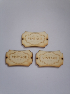 Tabuľka dekoračná Vintage1 5x3cm