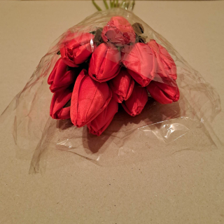 Dekoračné tulipány - Červené