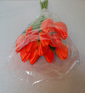 Dekoračné tulipány - Oranžové