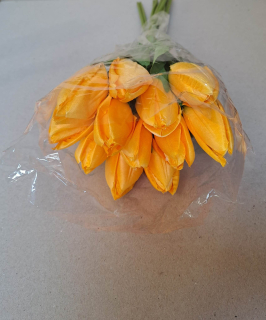 Dekoračné tulipány - Tmavožlté