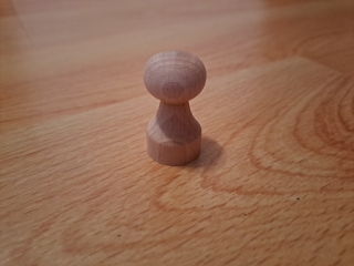 Knopka BUK V19 - brúsená, pr. 19x34 mm