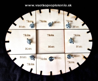 Základné dosky na formu - Tácka elipsa 40cm
