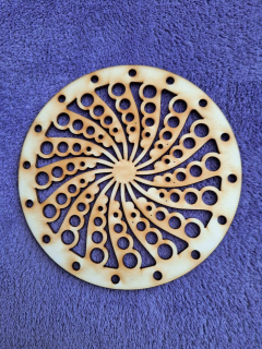 Vypalované dno 16cm 3mm - typ15