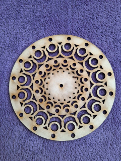 Vypalované dno 20cm 3mm - typ18
