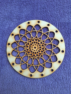 Vypalované dno 20cm 3mm - typ22