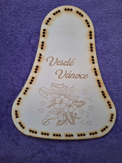 Základ na vrkočový veniec ZVON 29cm  č,2