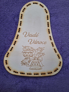 Základ na vrkočový veniec ZVON 29cm  č,4