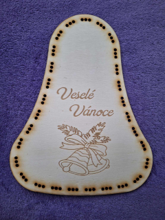 Základ na vrkočový veniec ZVON 29cm  č,7