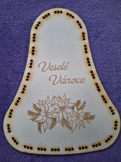 Základ na vrkočový veniec ZVON 29cm  č,8