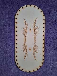 Preglejkový poklop na chlebník oválny 3mm typ č.5 - 33,5x14,5cm ( na knopku)