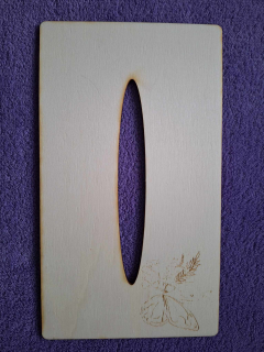 Kapesníkovník s otvorom bez dierok č.74 - 25x13cm