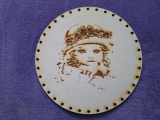 Preglejkové dno gravírované na opletanie 4mm Ø 28cm - Deti1