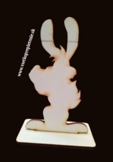 Zajac na podstavci 10cm - typ4