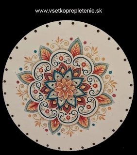 3D mandala 26cm UV tlač - č.2