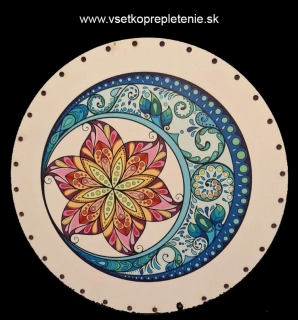 3D mandala 26cm UV tlač - č.4
