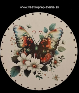 3D Motýľ 22cm UV tlač - č.2