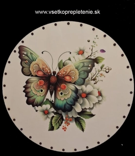3D Motýľ 22cm UV tlač - č.4