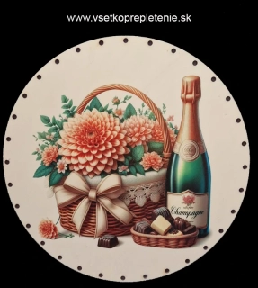 3D vintage 12cm UV tlač - č.4