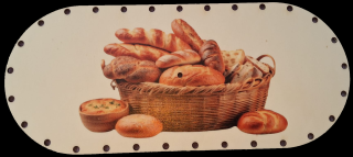 3D preglejkový poklop na chlebník oválny UV tlač 3mm - 30x13cm ( na knopku) typ8