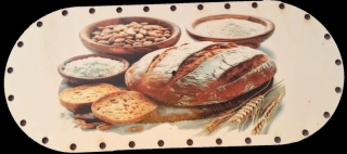 3D preglejkový poklop na chlebník oválny UV tlač 3mm - 30x13cm ( na knopku) typ14