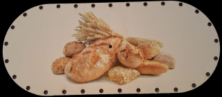 3D preglejkový poklop na chlebník oválny UV tlač 3mm - 27x10cm ( na knopku) typ11
