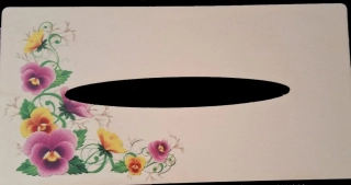 3D kapesníkovník bez dierok  UV tlač 3mm - 23,5x12cm - typ4