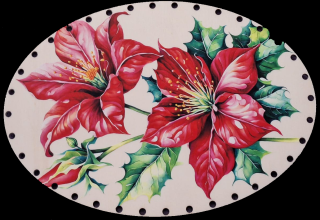 3D elipsa 23x17cm UV tlač - č.22
