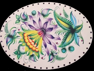 3D elipsa 27x19cm UV tlač - č.9