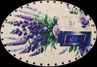 3D elipsa 27x19cm UV tlač - č.30