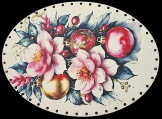 3D elipsa 33x25cm UV tlač - č.8