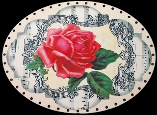 3D elipsa 33x25cm UV tlač - č.16