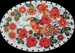 3D elipsa 33x25cm UV tlač - č.19