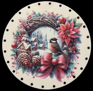 3D vintage 30cm UV tlač - č.84
