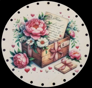 3D vintage 18cm UV tlač - č.79