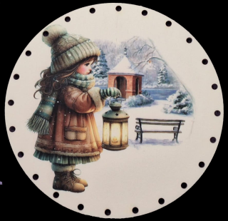 3D vintage 14cm UV tlač - č.85