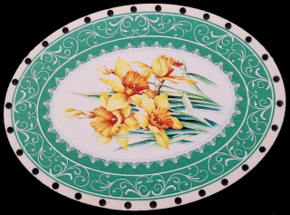 3D elipsa 23x17cm UV tlač - č.47
