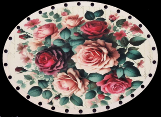 3D elipsa 33x25cm UV tlač - č.43
