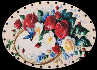 3D elipsa 41x29cm UV tlač - č.52