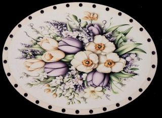 3D elipsa 45x29,8cm UV tlač - č.36